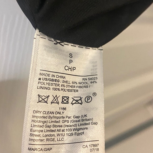 Gap Oversized Wool-Blend Cocoon Coat - Picture 5 of 5